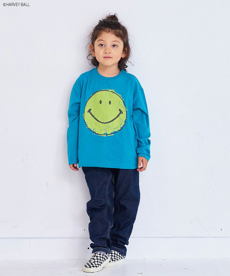 スマイリページ SMILEY FACE プリントロンTee ｜ トップス ｜ 子供服のセレクト
