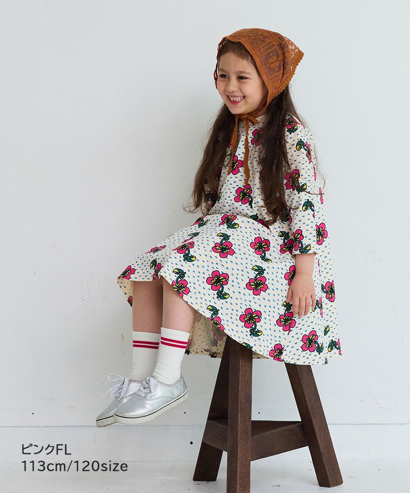 キャンディーペーパーナガソデワンピース ｜ ワンピース ｜ 子供服の
