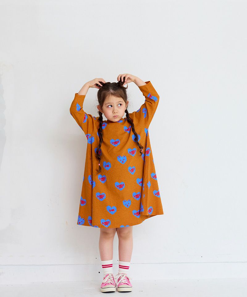 あんおでん♪様　ワッシャー　キャンディーお袖のワンピース キャンディーペーパーナガソデワンピース ｜ ワンピース ｜ 子供服の