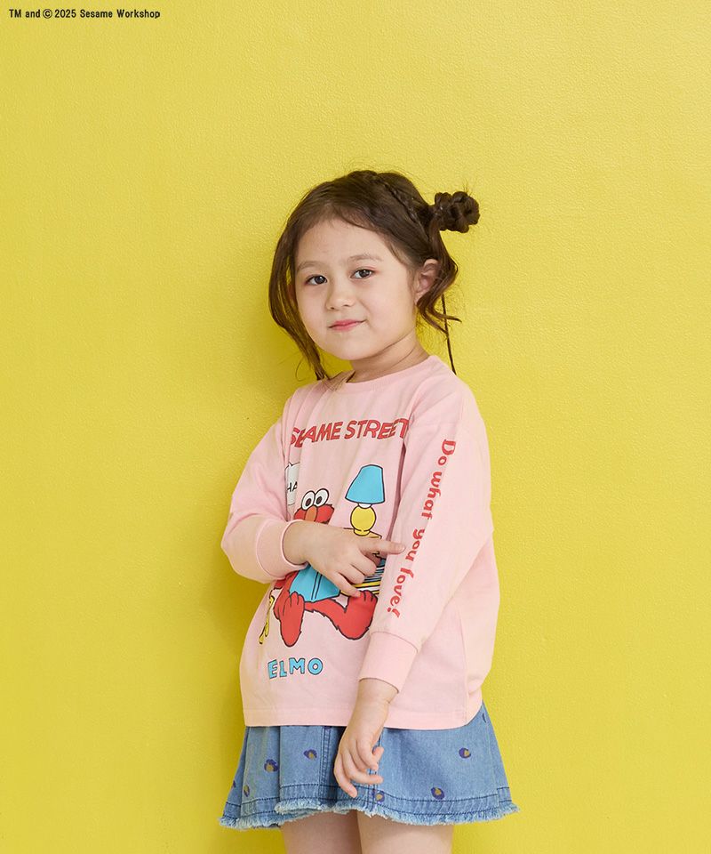 緑黄色社会 milestone フーディ Mサイズ Sesame Street プリントロンT ｜ トップス ｜ 子供服のセレクト