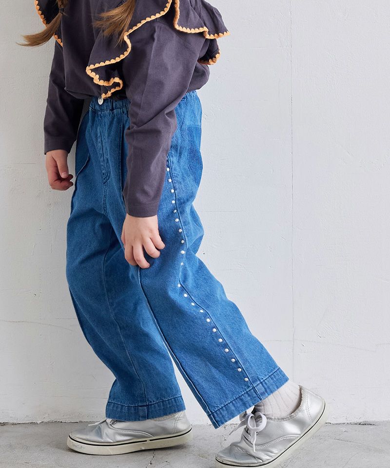 スタッズライクデニムパンツ ｜ ボトムス ｜ 子供服のセレクト