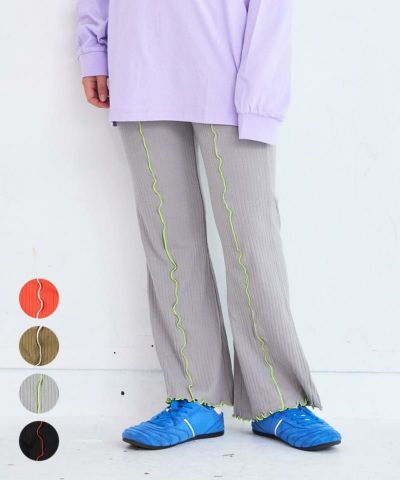 新品タグ付き　SeaRoonlynn リブパンツ　S グレー　babykiy 新品タグ付き SeaRoonlynn リブパンツ S グレー babykiy - メルカリ