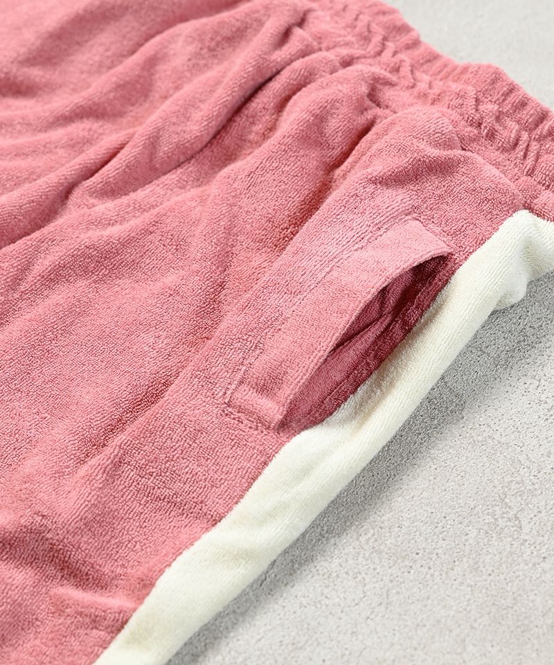 ziggy zaza 赤 パイル生地　トラックパンツ　ラインパンツ ziggy zaza 赤 パイル生地 トラックパンツ ラインパンツ winter