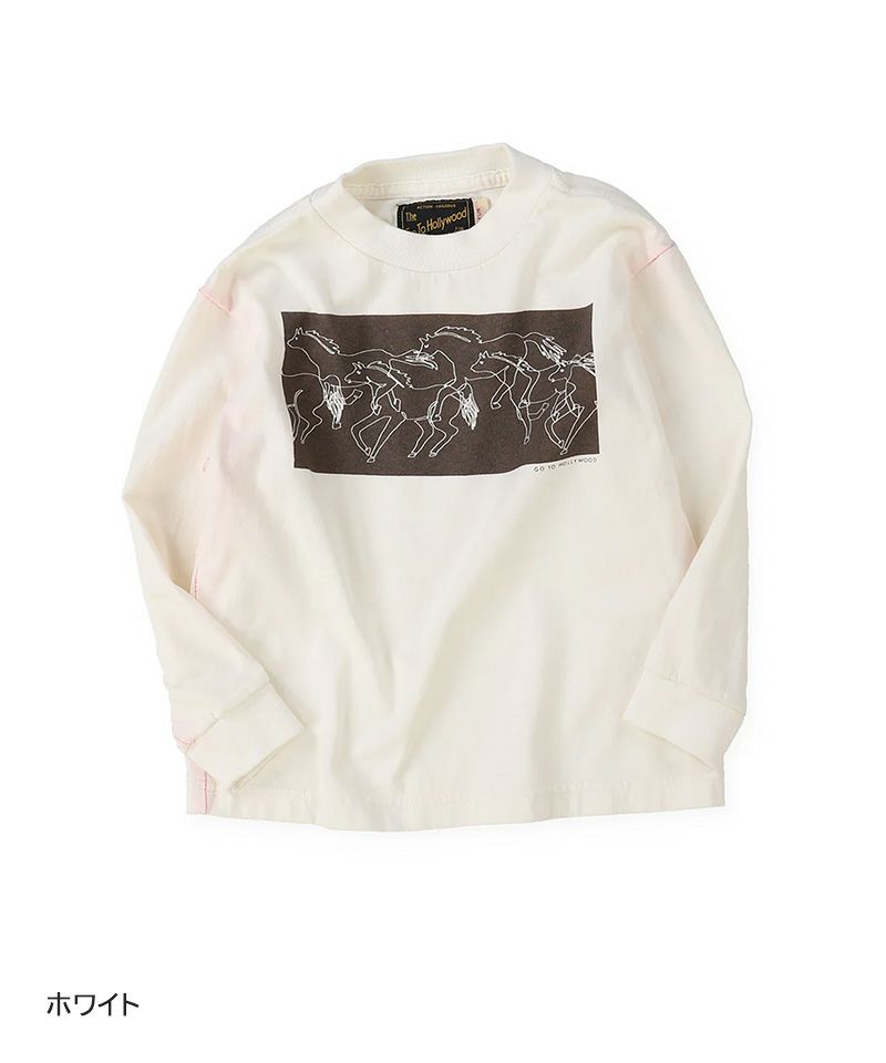 GO TO HOLLYWOOD】テンジク HORSIE TEE(125cm) ｜ トップス