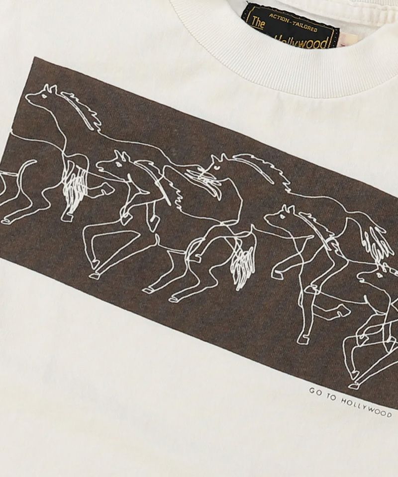 GO TO HOLLYWOOD】テンジク HORSIE TEE(125cm) ｜ トップス