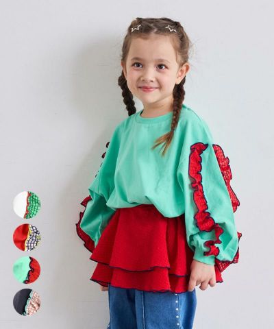 全品新品/新作！親子全身お揃いコーデ‼︎赤と黒とリボンいっぱい！ 親子ペアルック専門通販サイトPairl（ペアル）| 子どもとの親子