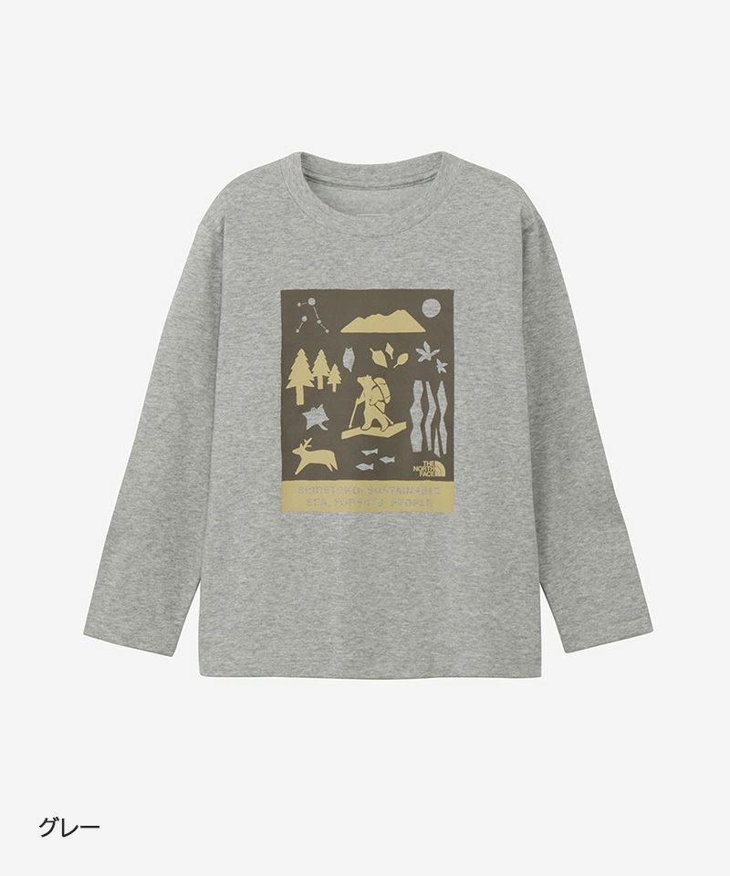 THE NORTH FACE】 L/S Shiretoko TokoTee(100cm-120cm) ｜ トップス