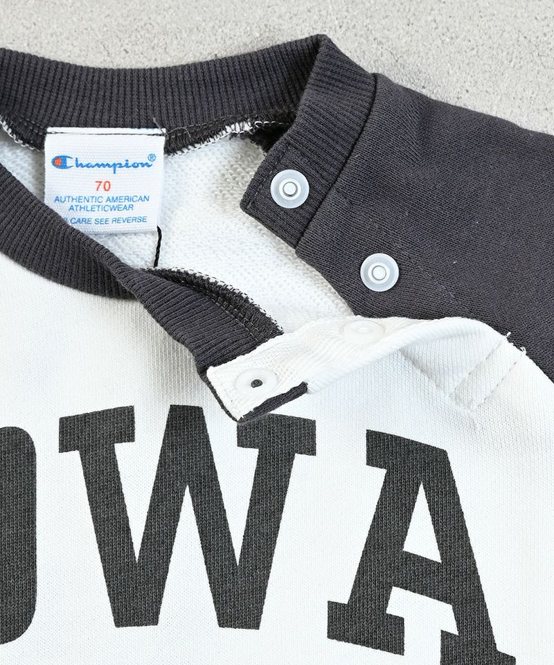 champion】別注Champion プリントロゴロンパース ｜ ベビーウェア