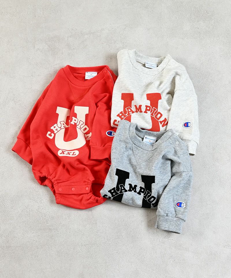 ナオッキー様 champion】別注Champion フロッキーロゴロンパース ｜ ベビー