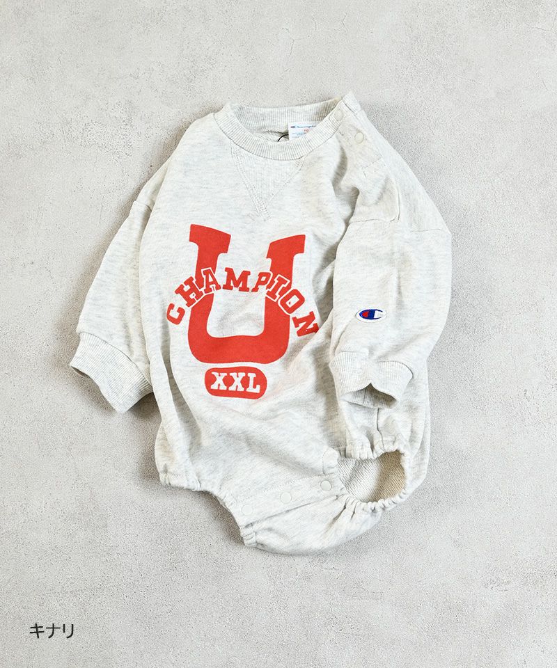 ナオッキー様 champion】別注Champion フロッキーロゴロンパース ｜ ベビー