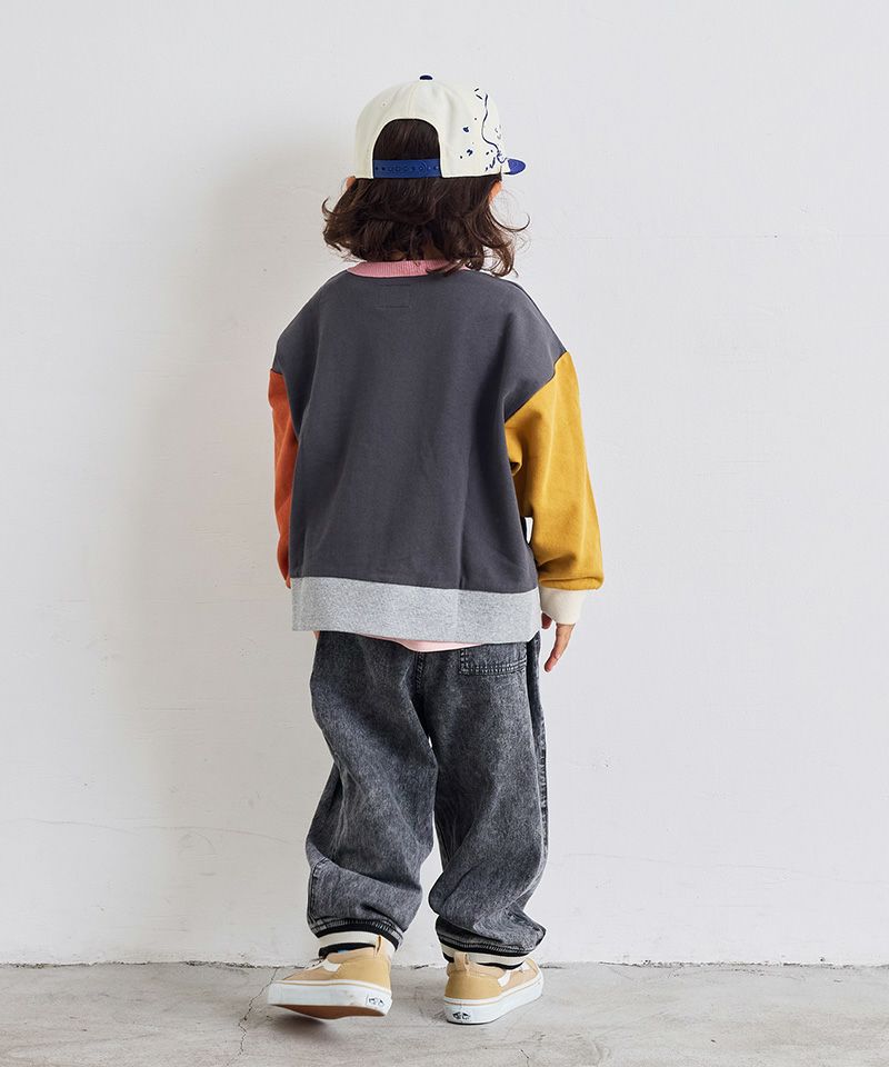 ラインリブデニムパンツ ｜ ボトムス ｜ 子供服のセレクト