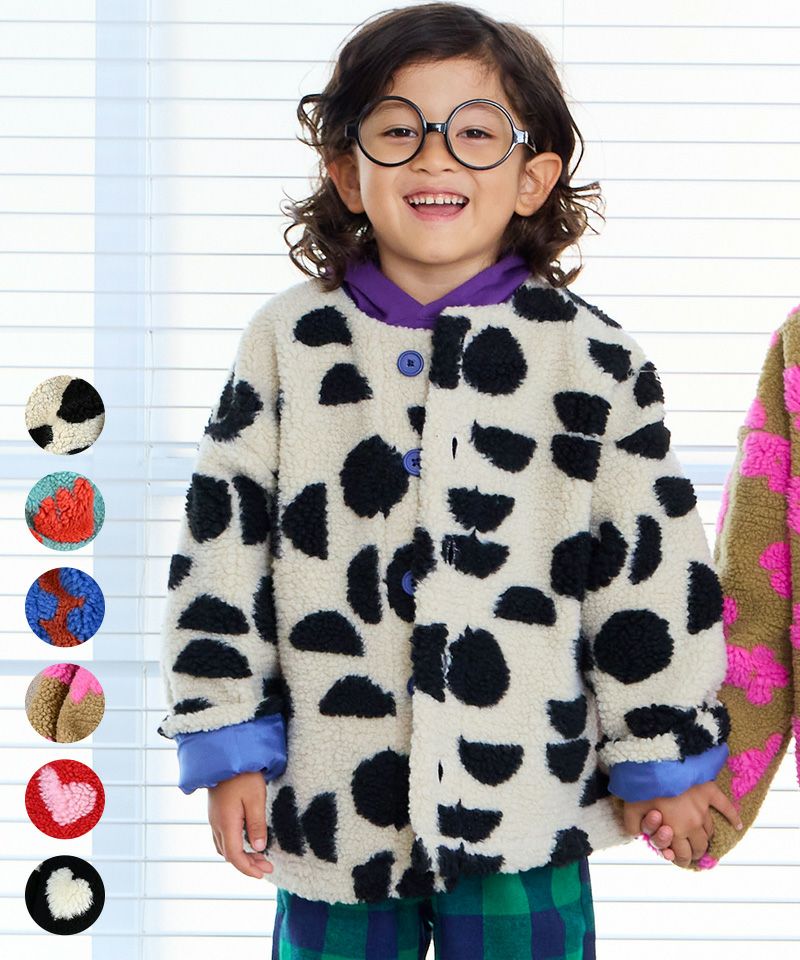 ジャガードボアジャケット ｜ アウター・羽織り ｜ 子供服のセレクト