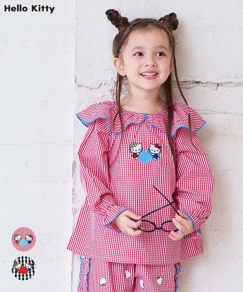 トップス kitty Hello Kitty フリル襟トップス ｜ トップス ｜ 子供服のセレクト