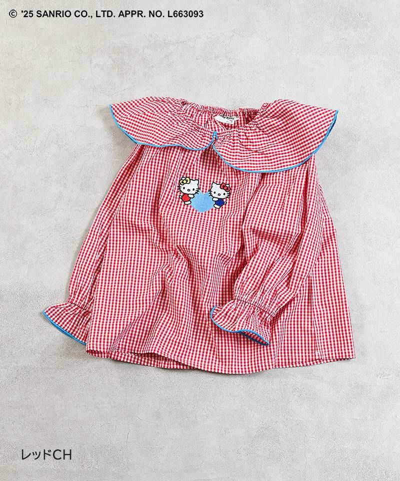 トップス kitty Hello Kitty フリル襟トップス ｜ トップス ｜ 子供服のセレクト