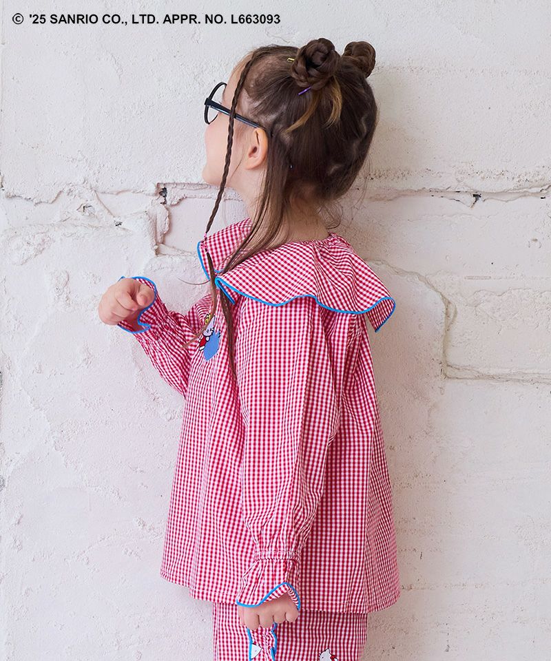 トップス Kitty frill blouse ANDMARY】Kitty frill blouse
