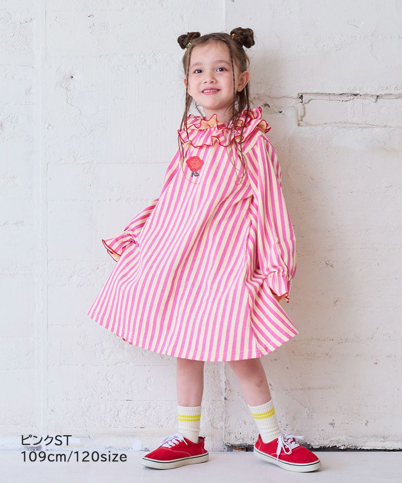 再値下げ価格】フリルカラーワンピース ｜ ワンピース ｜ 子供服の