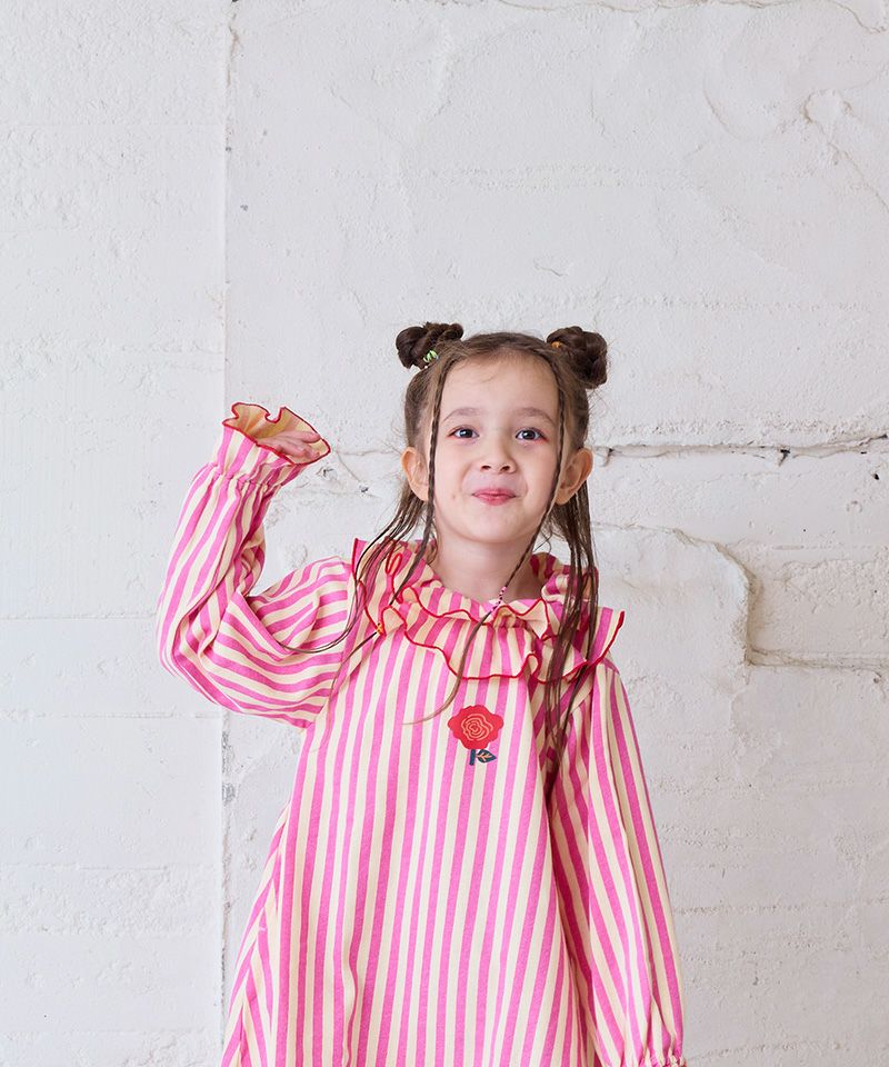 再値下げ価格】フリルカラーワンピース ｜ ワンピース ｜ 子供服の