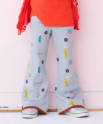 ソウガラワッフルパイピングフレア－パンツ ｜ ボトムス ｜ 子供服の
