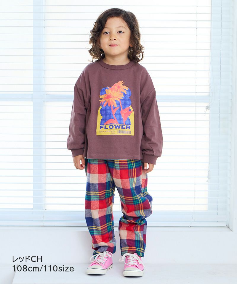チェックタックパンツ ｜ ボトムス ｜ 子供服のセレクトショップ