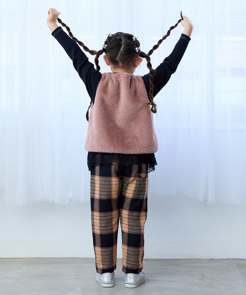 チェックタックパンツ ｜ ボトムス ｜ 子供服のセレクトショップ
