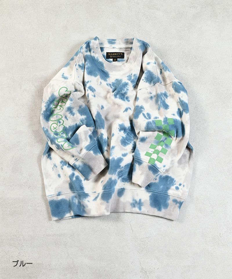 peate タイダイ柄 スウェット peateタイダイスウェット peate タイダイ スウェット