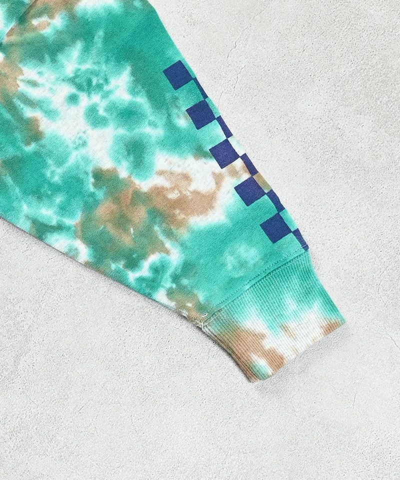 タイダイショルダープリントスウェット(大人サイズ) ｜ トップス