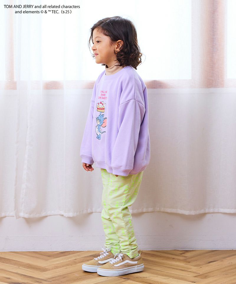 ミルクリーム　コットンキャンディトレーナー トムとジェリー プリントトレーナー ｜ トップス ｜ 子供服のセレクト