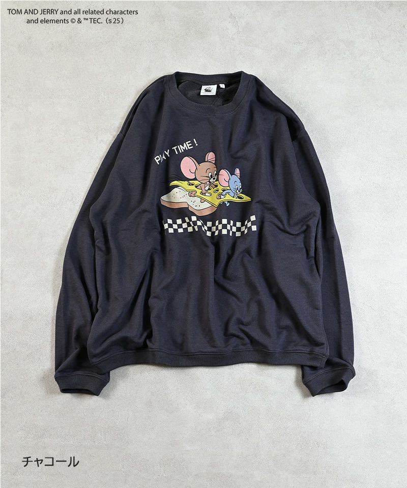 トムとジェリー プリントトレーナー(大人サイズ) ｜ トップス ｜ 子供