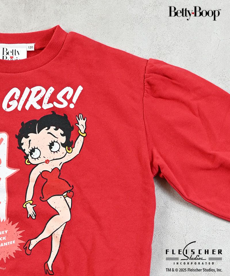 Betty Boop プリントトレーナ－ ｜ トップス ｜ 子供服のセレクト