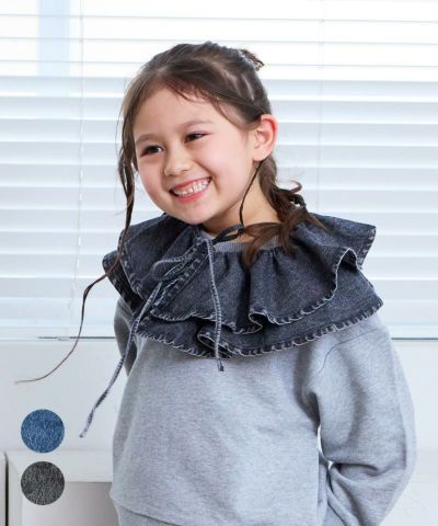 チュールフリルナンバリングスウェット ｜ トップス ｜ 子供服の