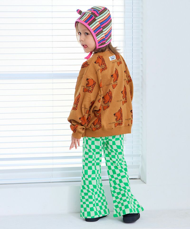 fish and kids パッチワークジャガードパンツ fish and kids パッチ