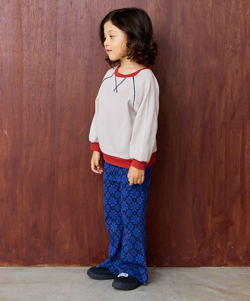 総柄ジャガードフレアパンツ ｜ ボトムス ｜ 子供服のセレクトショップ