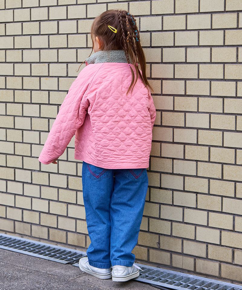 ボア×キルトリバーシブルブルゾン ｜ アウター・ジャケット ｜ 子供服