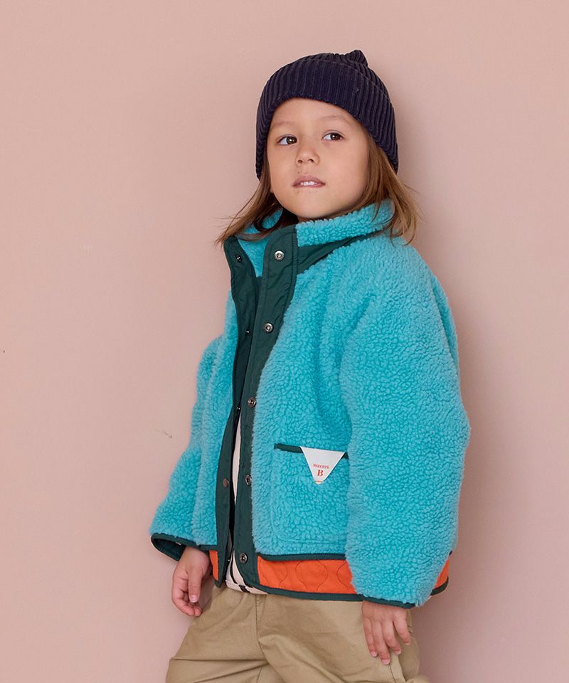 ボア×キルトリバーシブルブルゾン ｜ アウター・羽織り ｜ 子供