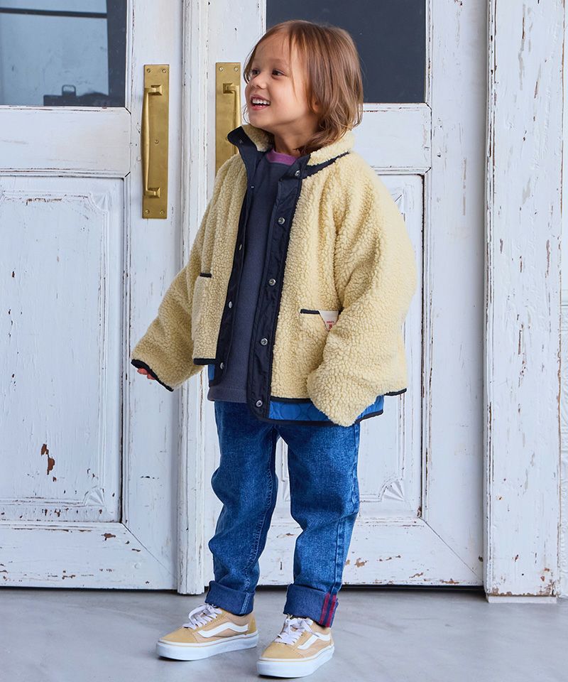 ボア×キルトリバーシブルブルゾン ｜ アウター・ジャケット ｜ 子供服