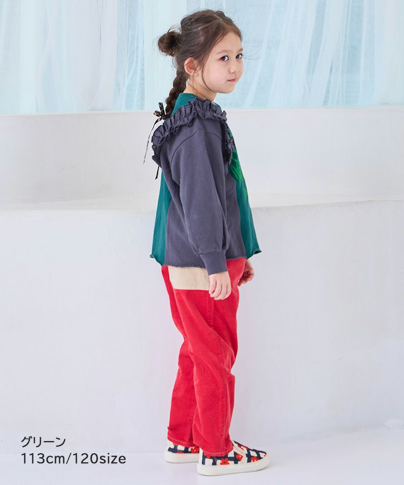 ウラケリメイクフリルスウェット ｜ トップス ｜ 子供服のセレクト