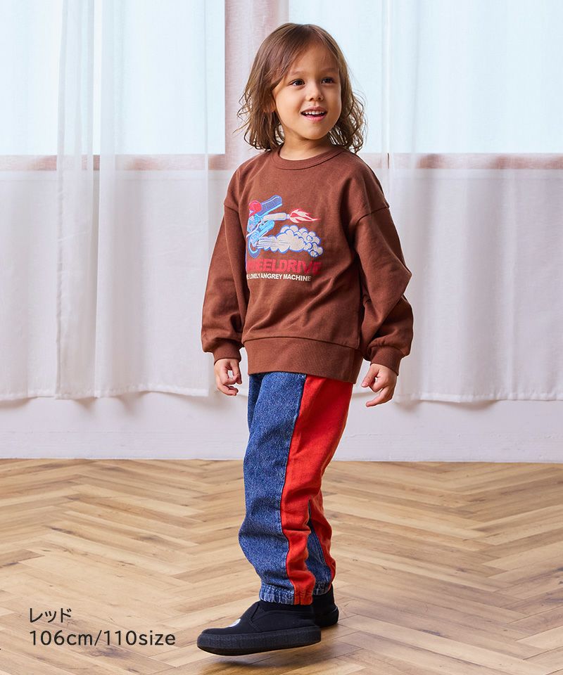 CASTELBAJAC (新品、未使用)スヌーピー 赤 デニムパンツ 別注