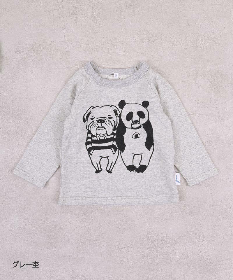 新色追加！パンダプリントトレーナー ｜ トップス ｜ 子供服のセレクト