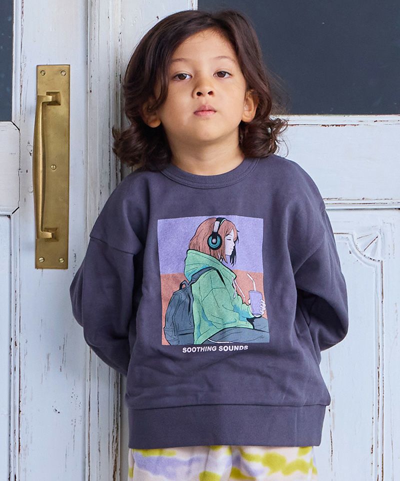 裏毛プリントスウェット ｜ トップス ｜ 子供服のセレクトショップ