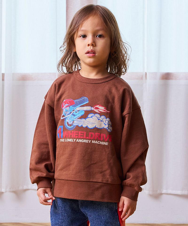 裏毛プリントスウェット ｜ トップス ｜ 子供服のセレクトショップ