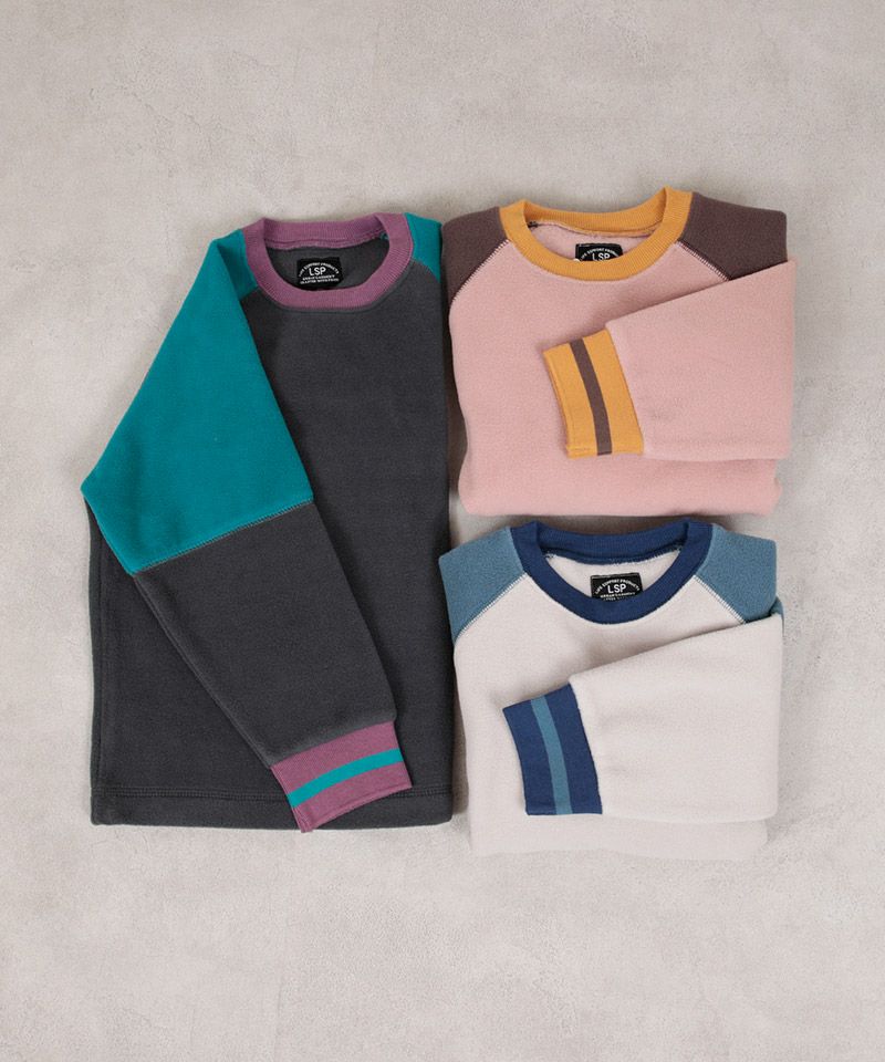 フリースツートンラグランレーナー ｜ トップス ｜ 子供服のセレクト