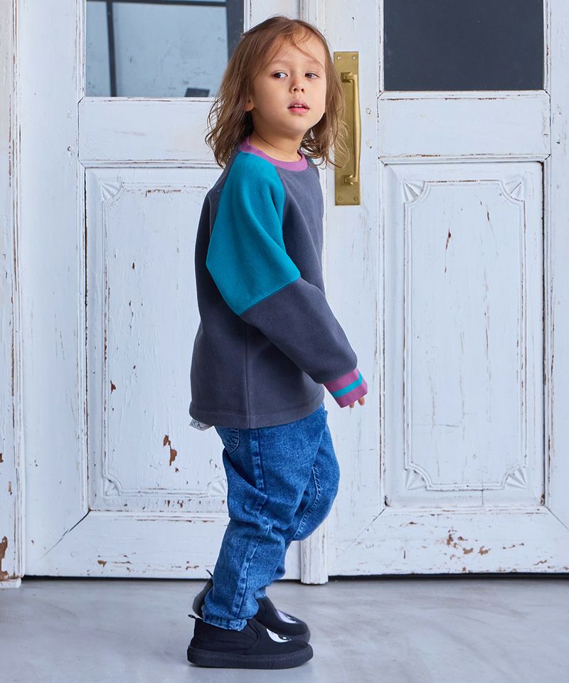 フリースツートンラグランレーナー ｜ トップス ｜ 子供服のセレクト