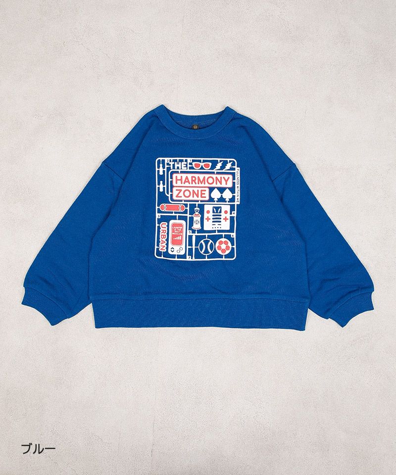 裏毛プリントトレーナー ｜ トップス ｜ 子供服のセレクトショップ