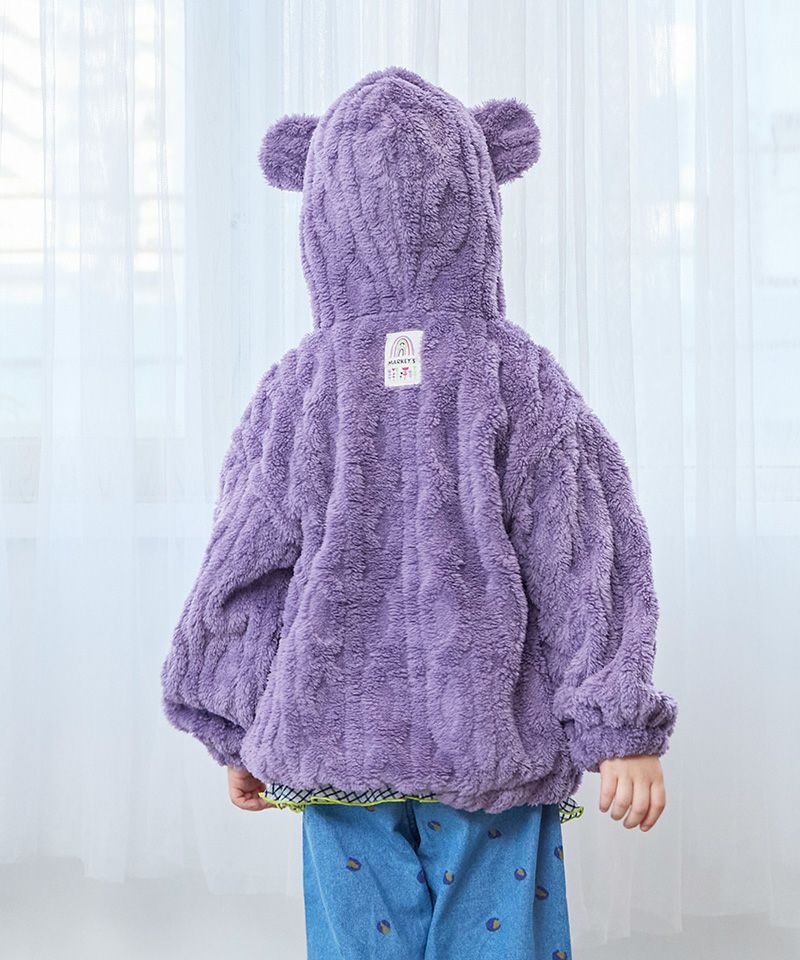 ミミツキケーブルボアジャケット ｜ アウター・羽織り ｜ 子供服の