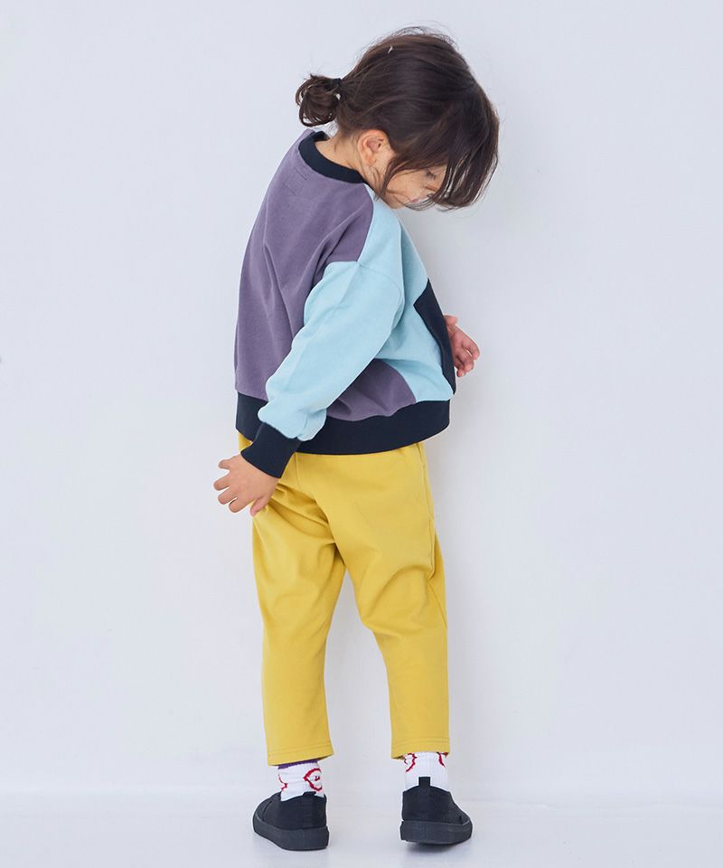 スウェード裏毛切り替えトレーナー ｜ トップス ｜ 子供服のセレクト