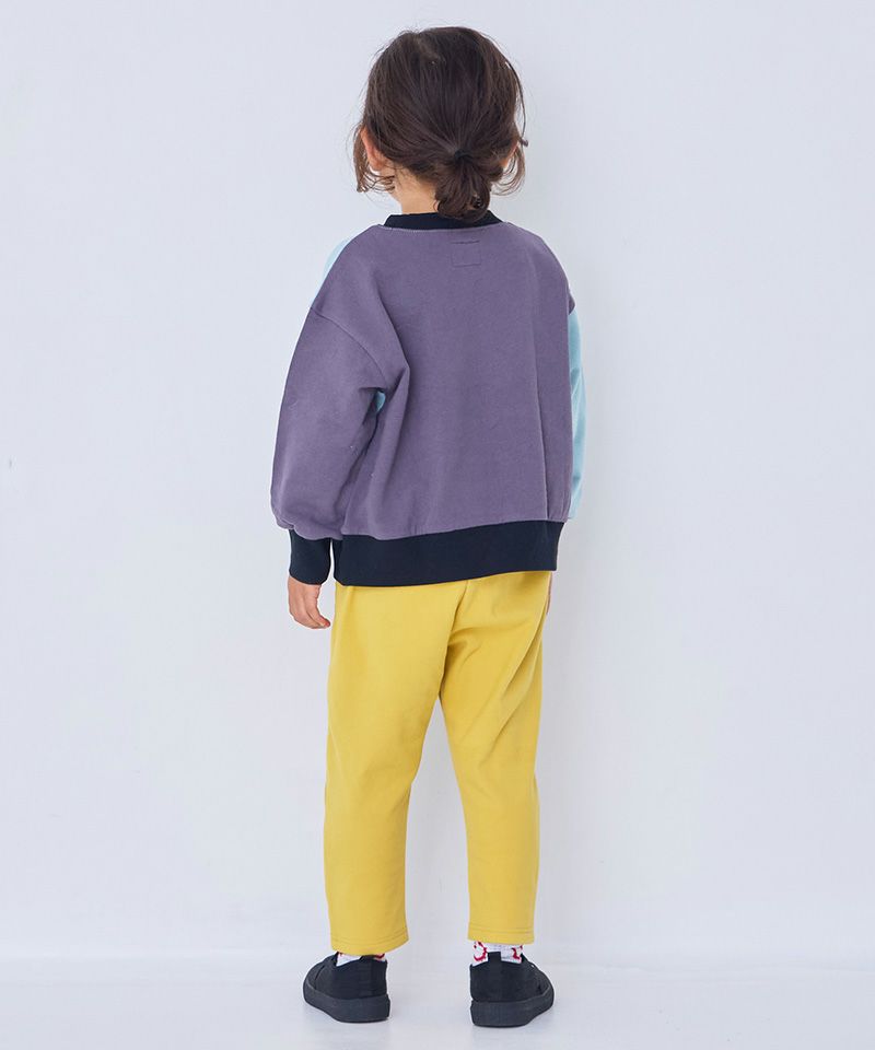 スウェード裏毛切り替えトレーナー ｜ トップス ｜ 子供服のセレクト
