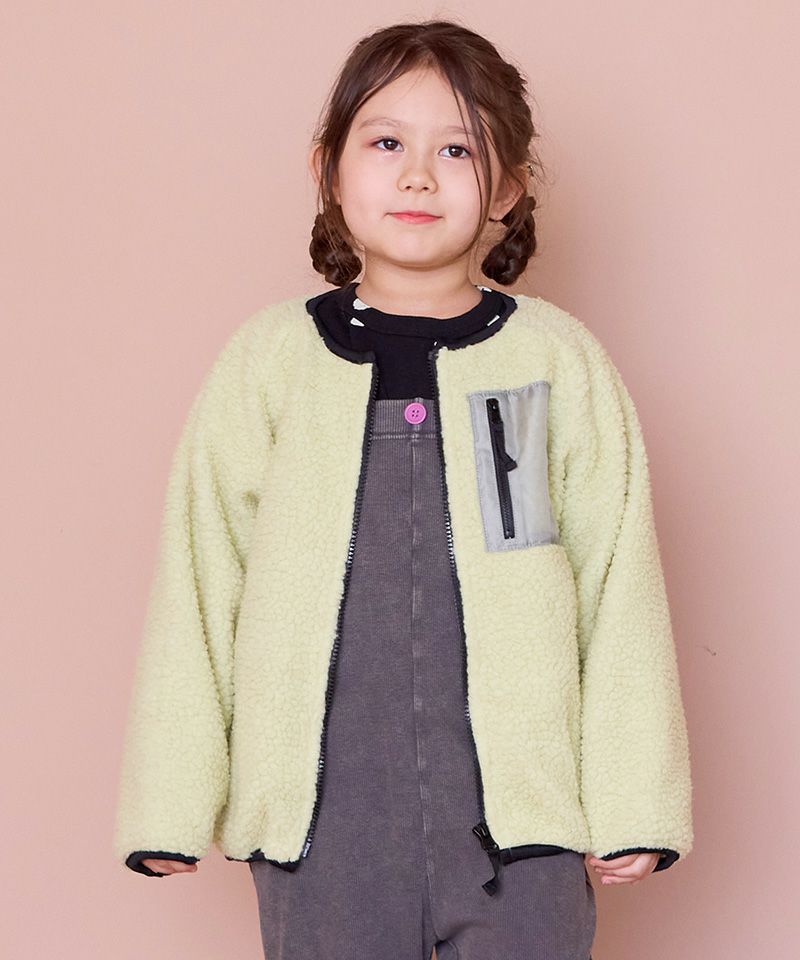 K*K様 YMC ノーカラー ボアジャケット oasis ワイエムシー APC ノーカラーボアジャケット ｜ アウター・ジャケット ｜ 子供服の