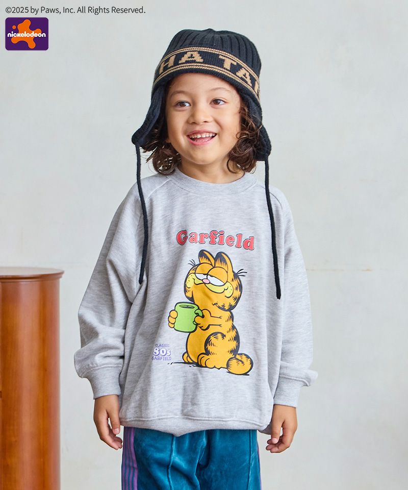 スペースチャンネル5 オリジナルデザイントレーナー 別注】ガーフィールド プリントトレーナー ｜ トップス ｜ 子供服の