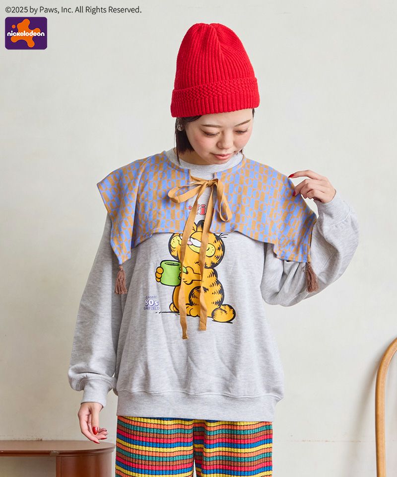 ベアーライスフィールド 別注】ガーフィールド プリントトレーナー／大人サイズ ｜ トップス
