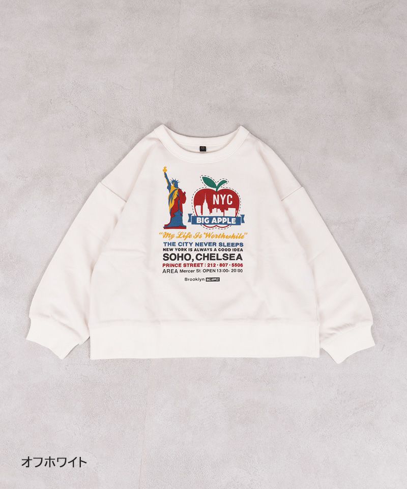 裏毛グラフィックトレーナー ｜ トップス ｜ 子供服のセレクトショップ